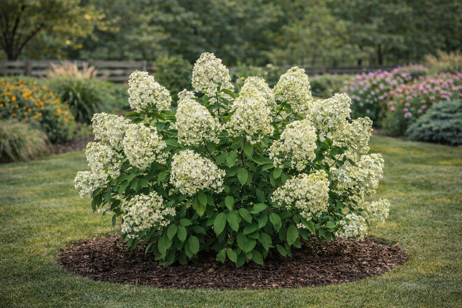 3D kert látványterv – AR bemutató - hortenzia